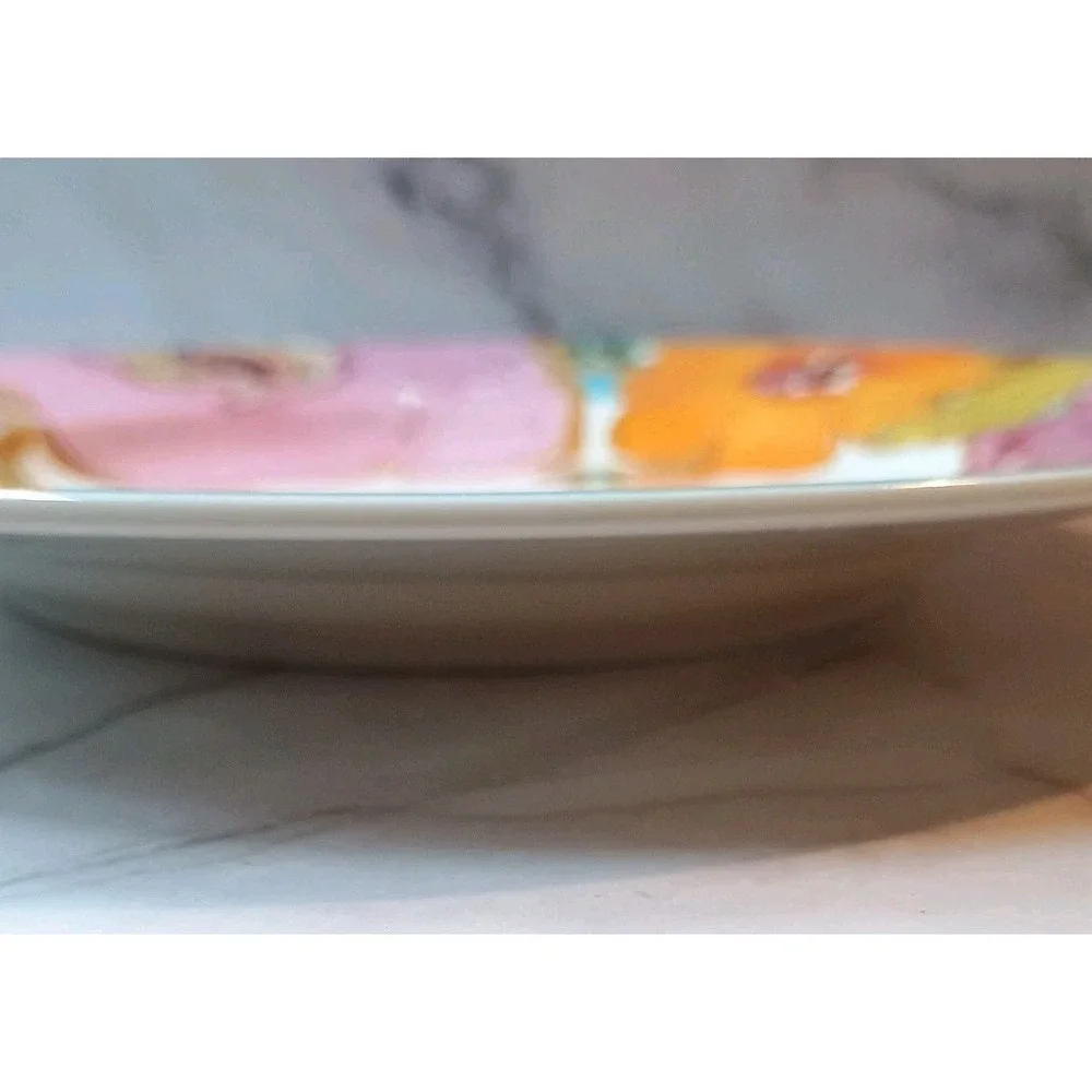 Lenox Floral Fusion by Stephanie Ryan Aqua Blue 7.5